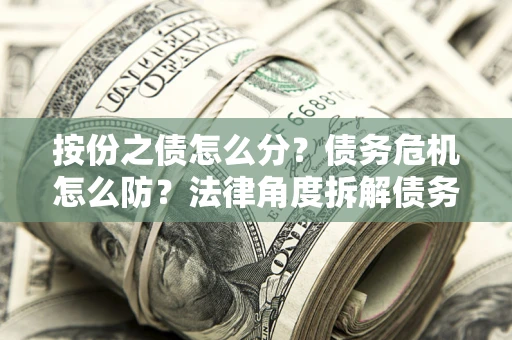 北京按份之债怎么分？债务危机怎么防？法律角度拆解债务分配与风险自保指南