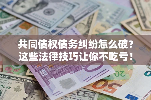 北京共同债权债务纠纷怎么破？这些法律技巧让你不吃亏！