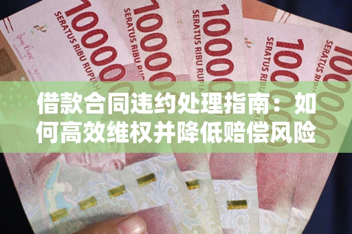 北京借款合同违约处理指南：如何高效维权并降低赔偿风险？