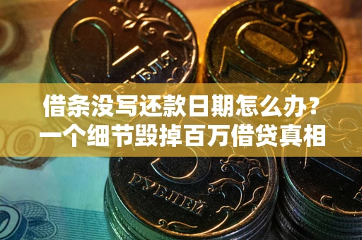北京借条没写还款日期怎么办？一个细节毁掉百万借贷真相